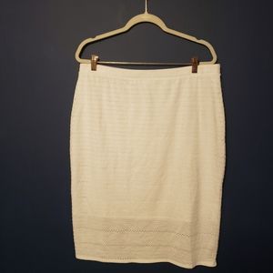 Serena Williams Signature Collection White Skirt